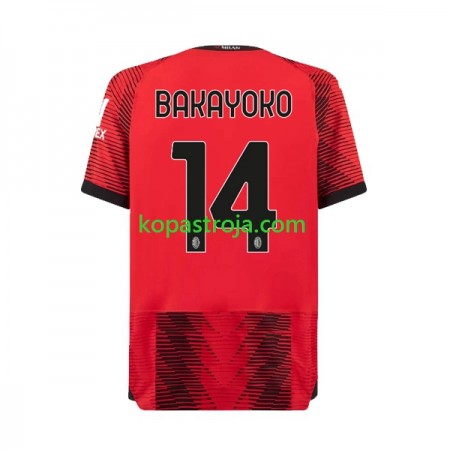 Billiga Fotbollströjor AC Milan Tiemoue Bakayoko 14 Hemma tröja 2023/24 Kortärmad